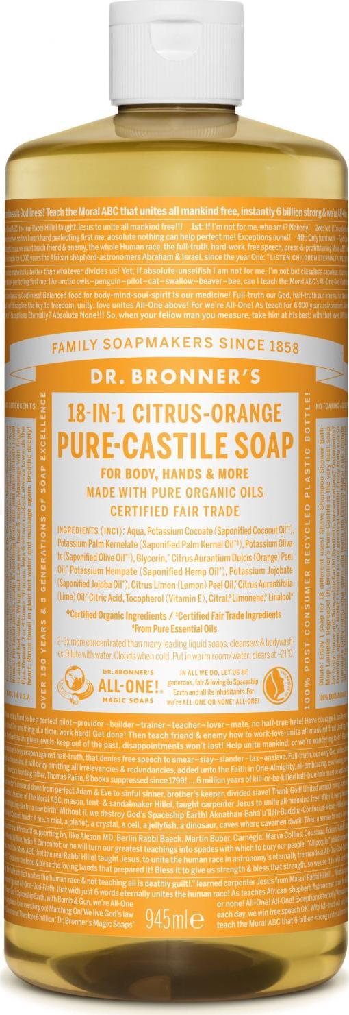 Dr. Bronner's Tekuté universální mýdlo ALL-ONE!