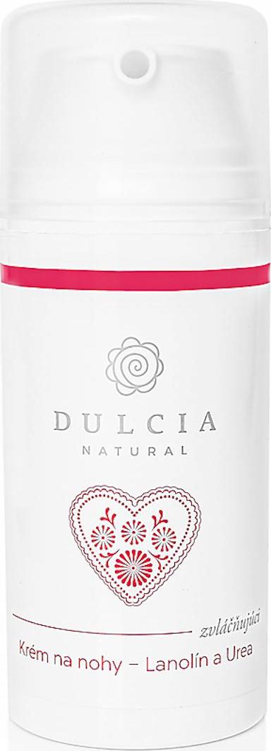 DULCIA natural Zvláčňující krém na nohy lanolin a urea 100 ml