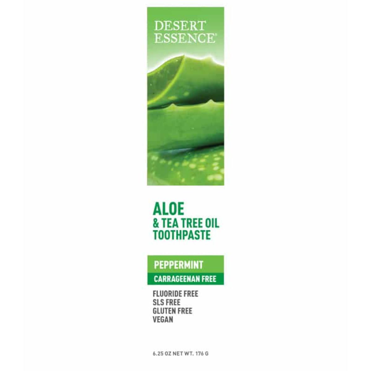 Desert Essence Zubní pasta aloe a tea tree oil 176 g