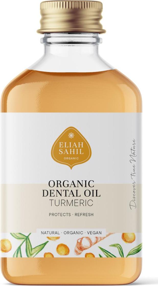 Eliah Sahil Organic Zubní olej kurkuma 100 ml