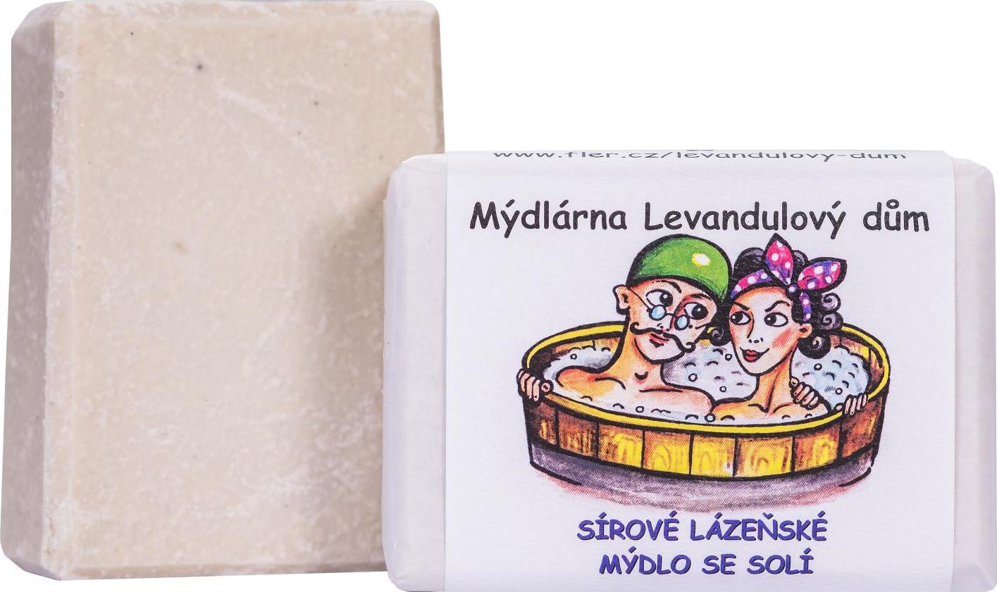 Mýdlárna Levandulový dům Sírové lázeňské mýdlo se solí 120 g