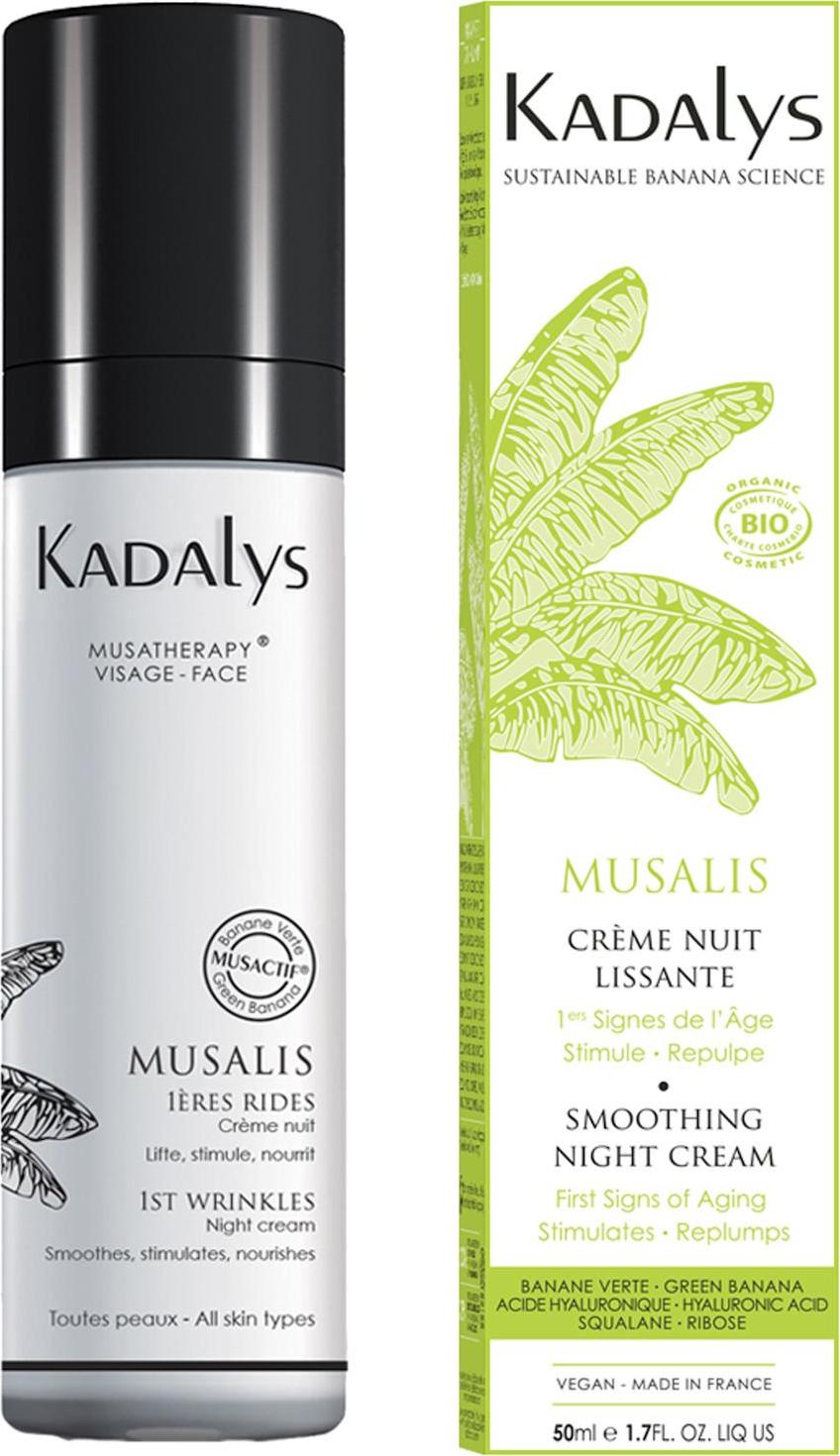 Kadalys MUSALIS BIO Vyhlazující noční krém na první vrásky 50 ml