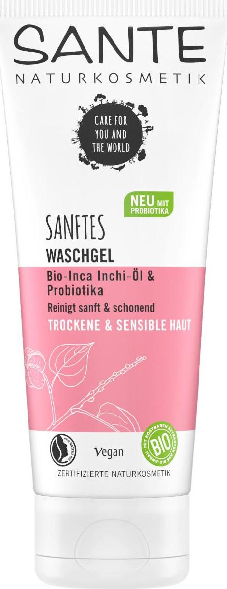 SANTE Jemný čistící gel Bio Inca Inchi-Oil & Probiotika 100 ml