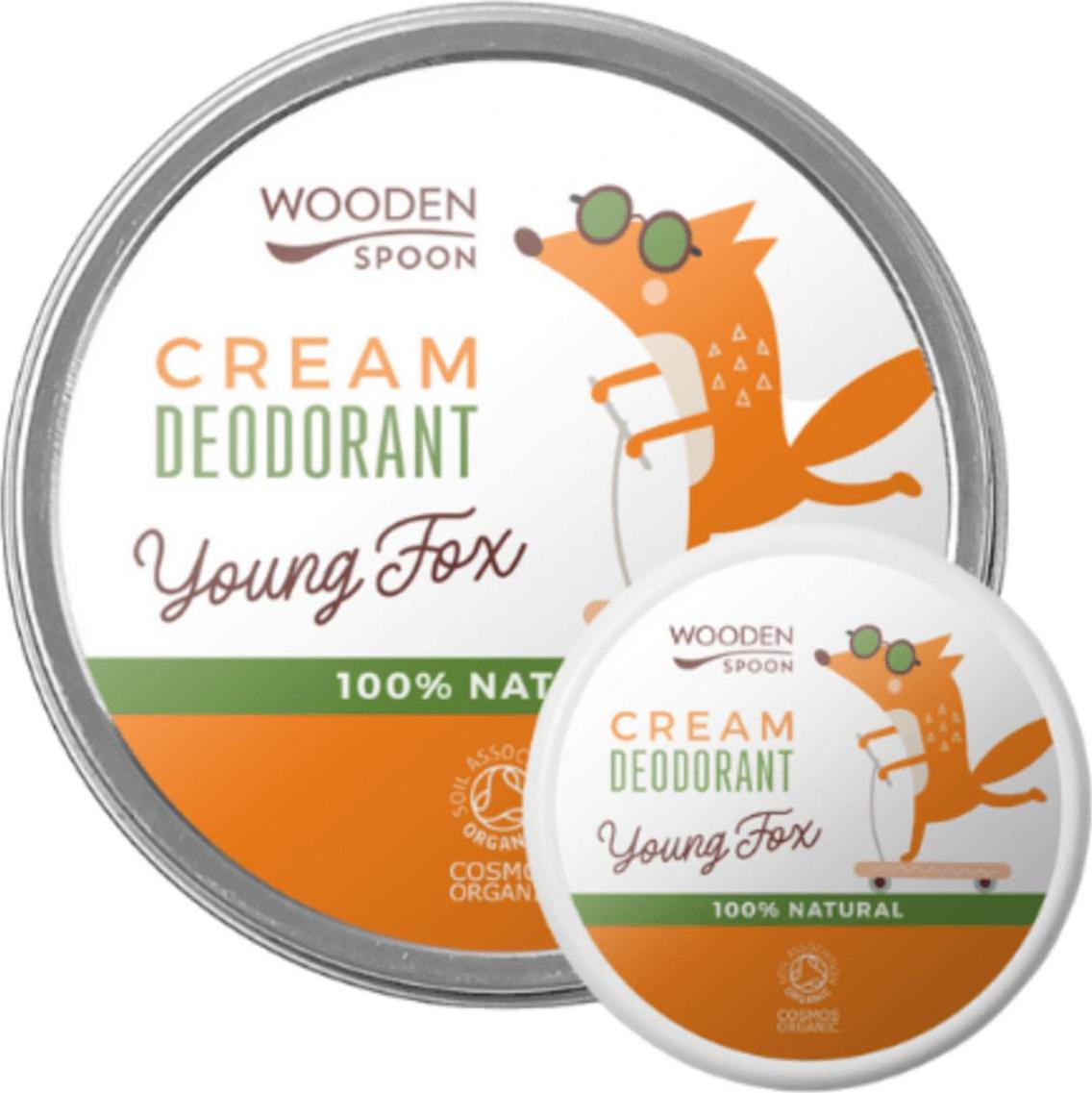 WOODEN SPOON Přírodní krémový deodorant Young fox 60 ml