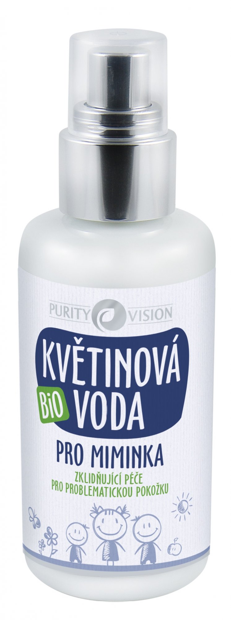 Purity Vision Květinová voda pro miminka BIO (100 ml) Purity Vision