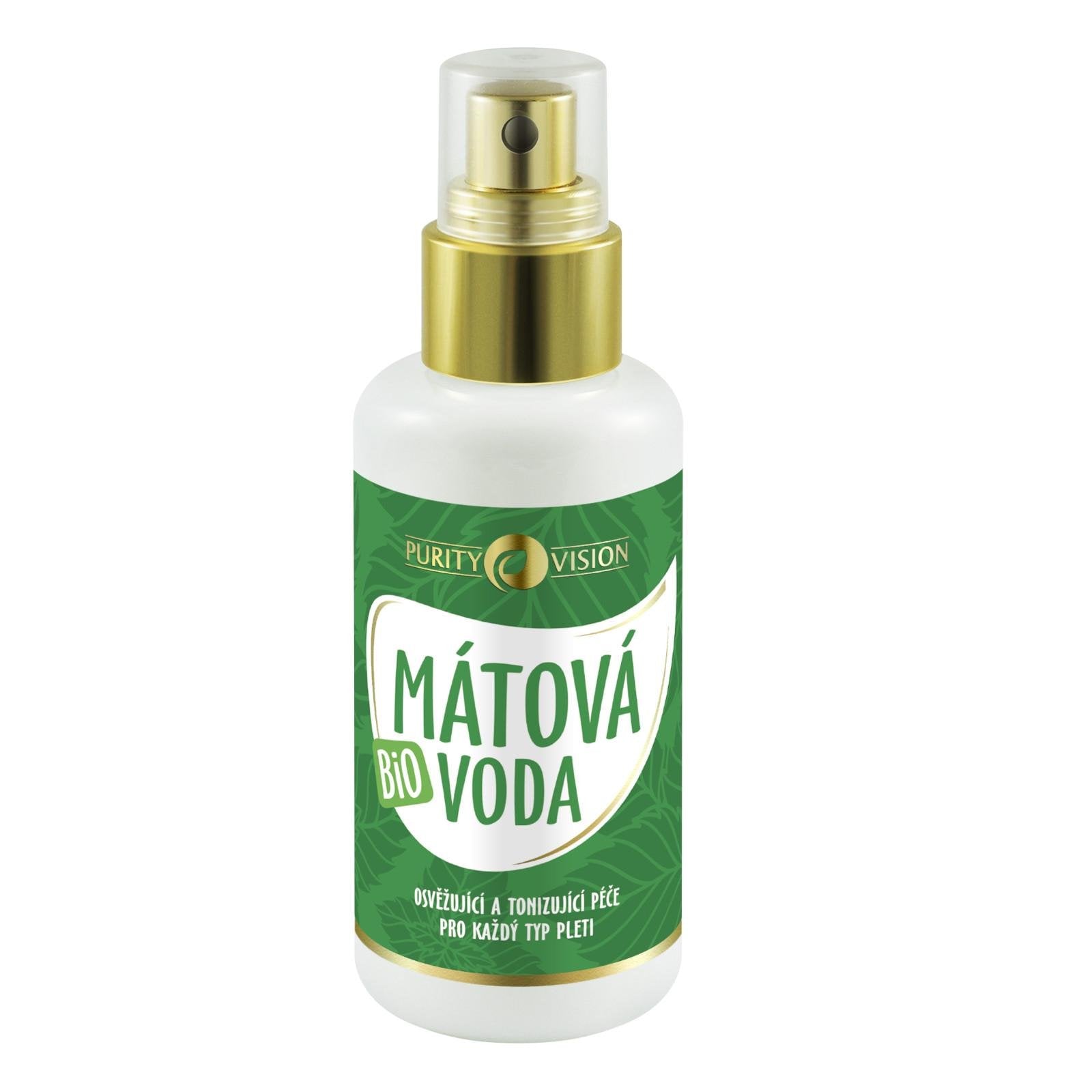 Purity Vision Mátová voda BIO (100 ml) - čistí a osvěžuje Purity Vision