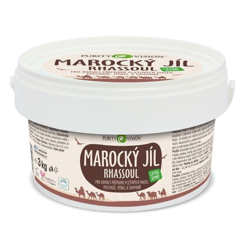 Purity Vision Rhassoul - marocký jíl 3 kg - šampon