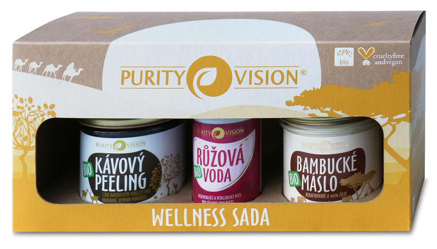 Purity Vision Wellness sada BIO (3 ks) - pro hedvábně jemnou pokožku Purity Vision