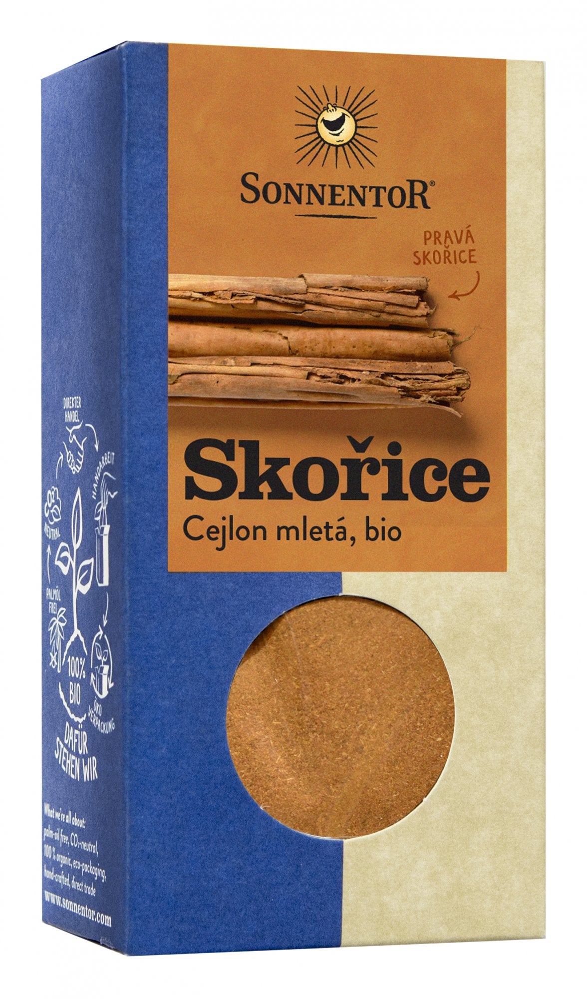 Sonnentor Skořice Cejlon BIO - mletá (40 g) Sonnentor