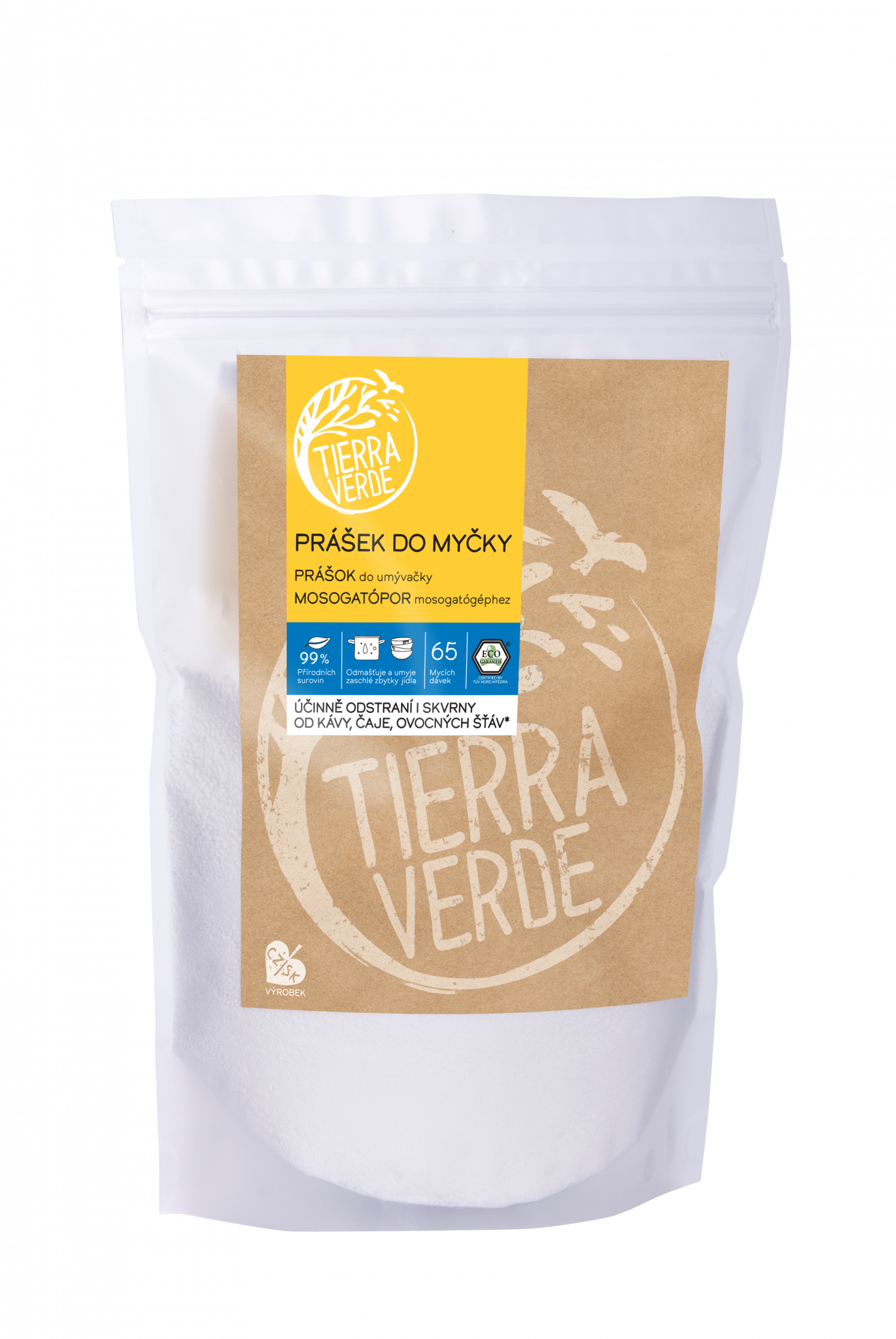 Tierra Verde Prášek do myčky na nádobí - INOVACE 1 kg Tierra Verde