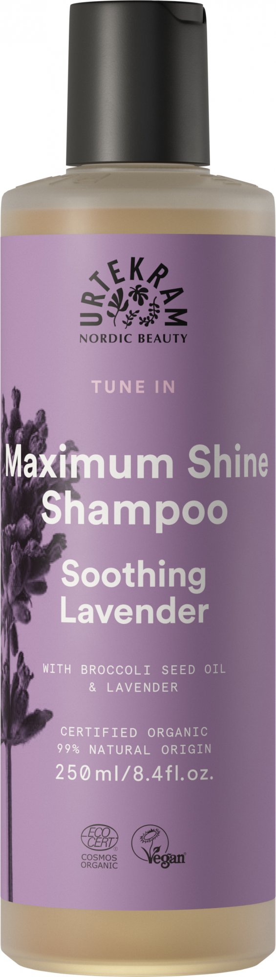Urtekram Levandulový šampon pro uhlazení a lesk vlasů BIO 250 ml Urtekram