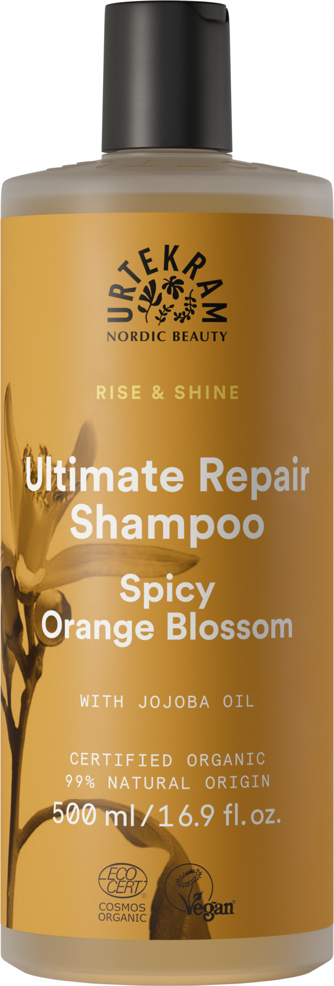 Urtekram Šampon s kořeněným pomerančem pro suché a pošk. vlasy BIO 500 ml Urtekram
