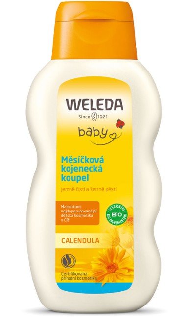 Weleda Měsíčková kojenecká koupel (200 ml) - šetrně myje a vyživuje Weleda