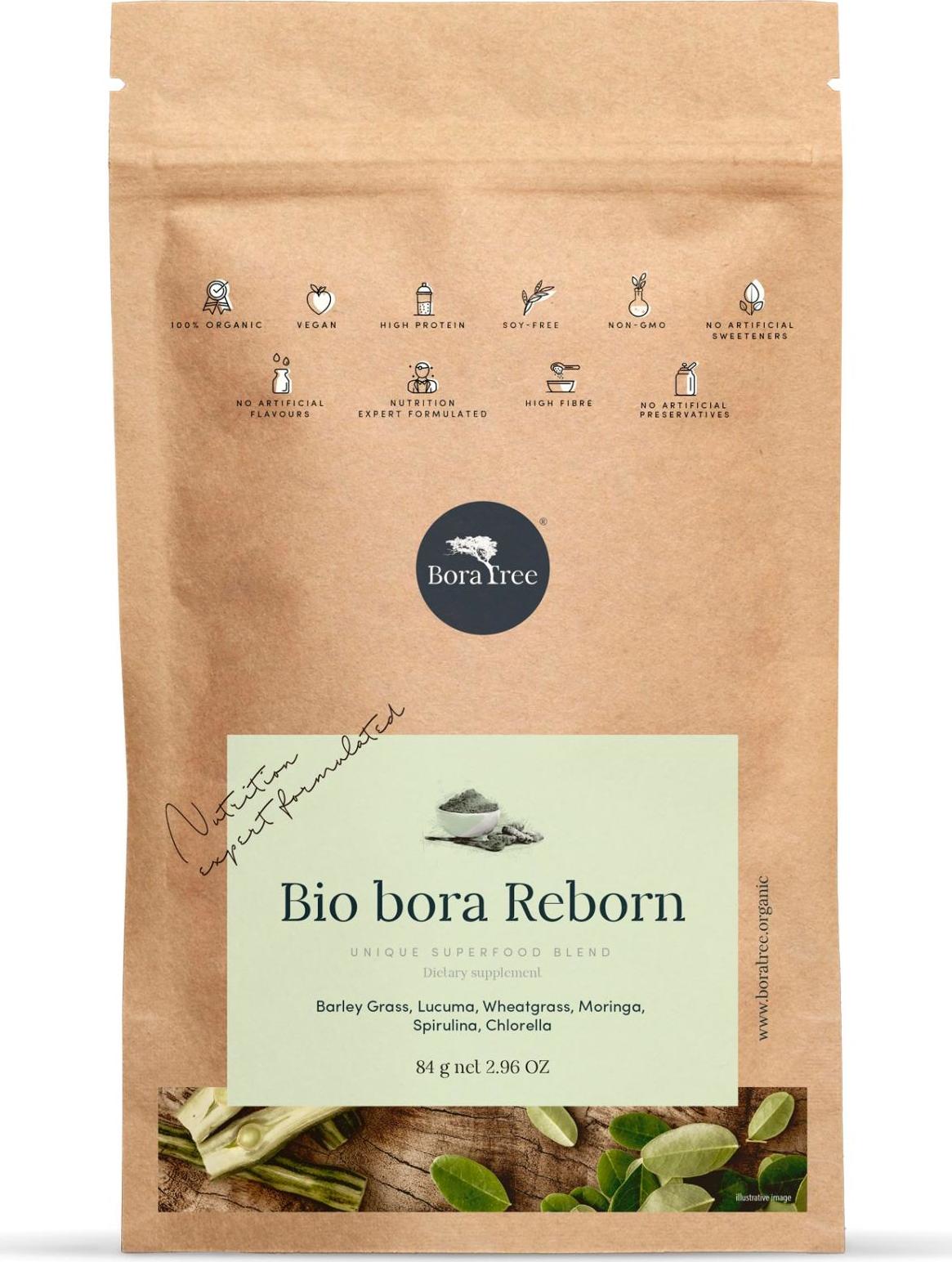 BoraTree Unikátní směs superfoods BIO bora Reborn 7 porcí 84 g