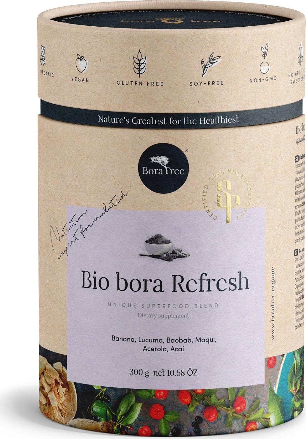 BoraTree Unikátní směs superfoods BIO bora Refresh 30 porcí 300 g