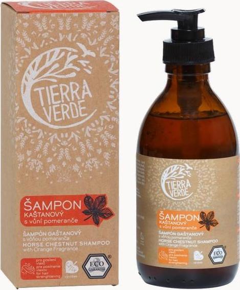 Tierra Verde Šampon kaštanový s vůní pomeranče 230 ml