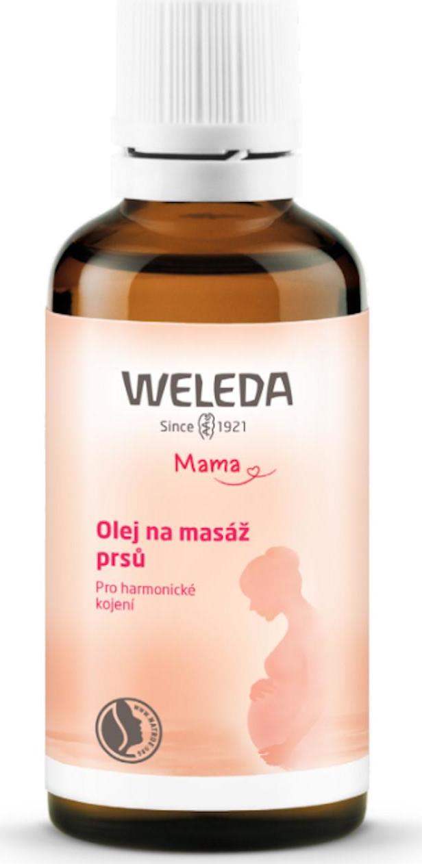 Weleda Mama Olej na masáž prsou 50 ml