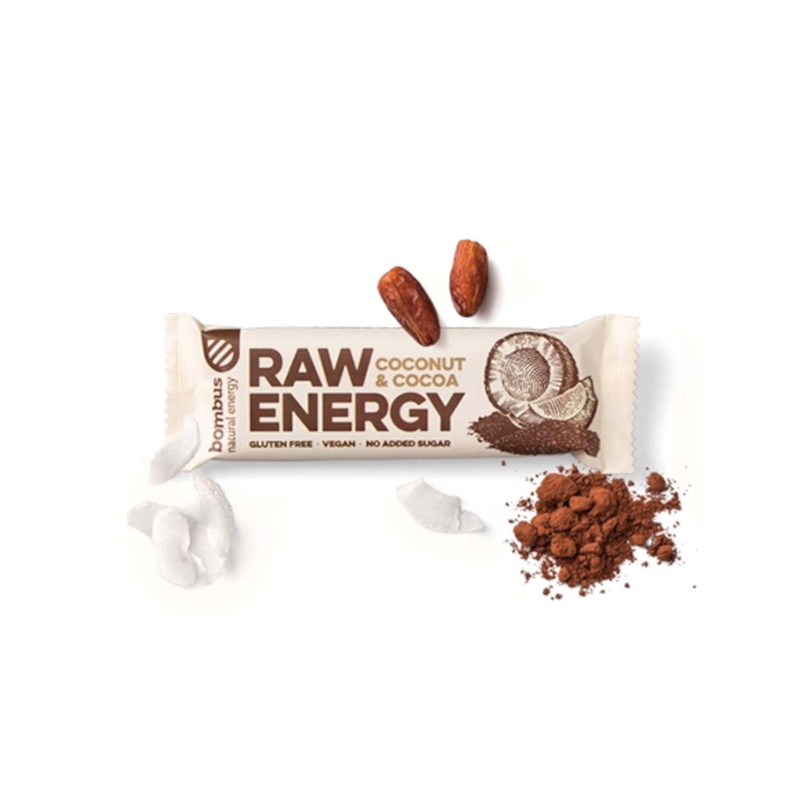 Bombus Raw energy-Cocoa+coconut 50 g