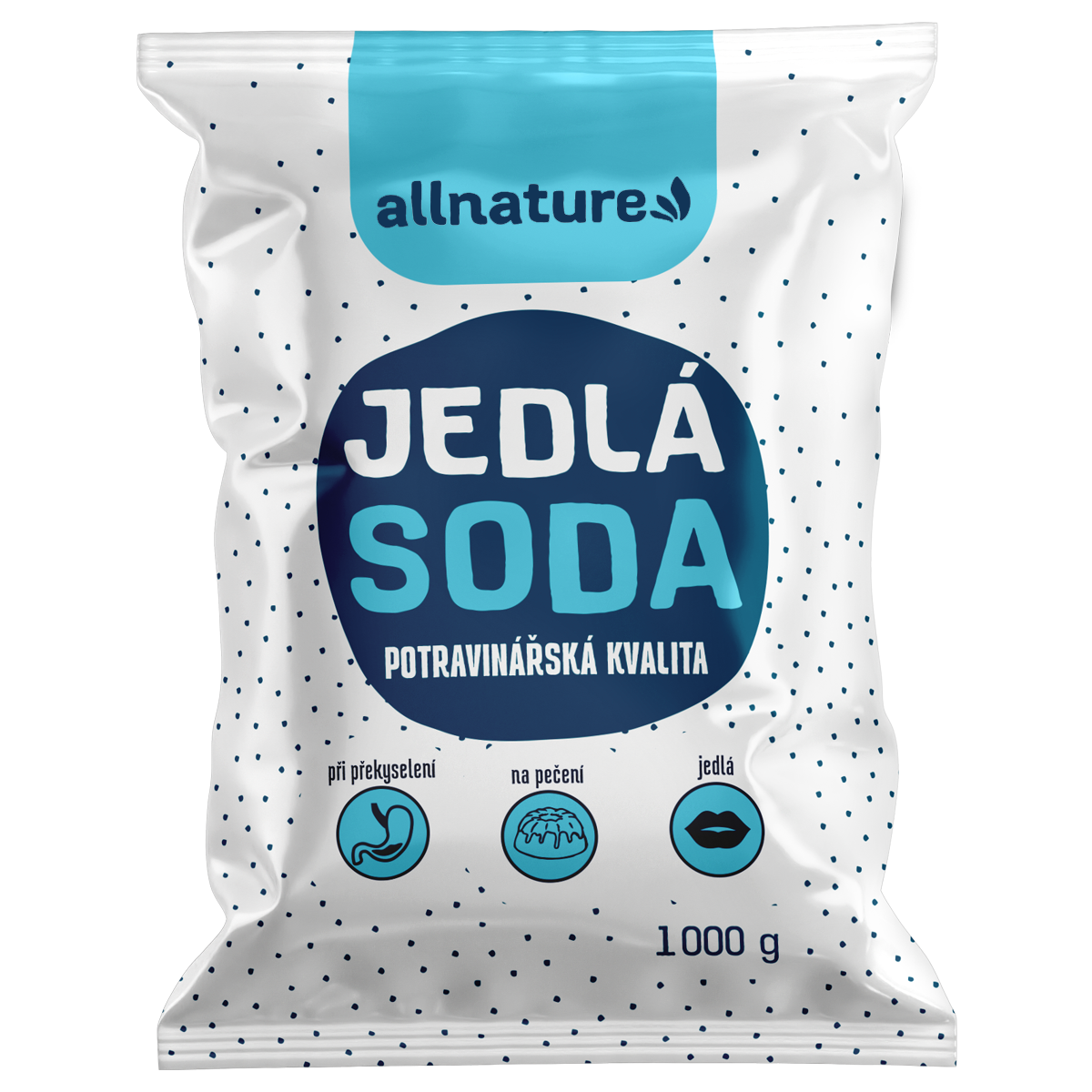 Allnature Jedlá soda 1 kg - potravinářská kvalita Allnature