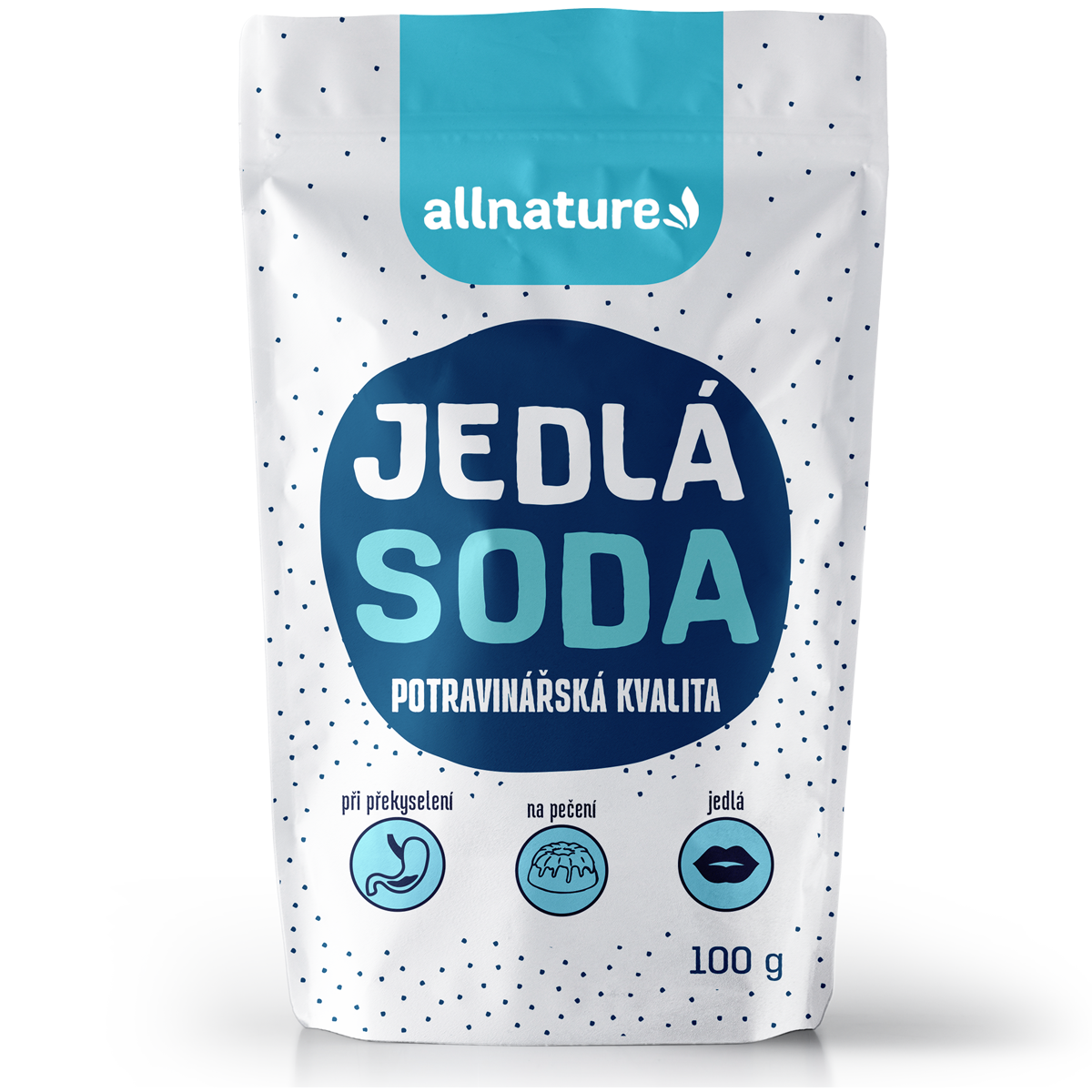 Allnature Jedlá soda 100 g - potravinářská kvalita Allnature