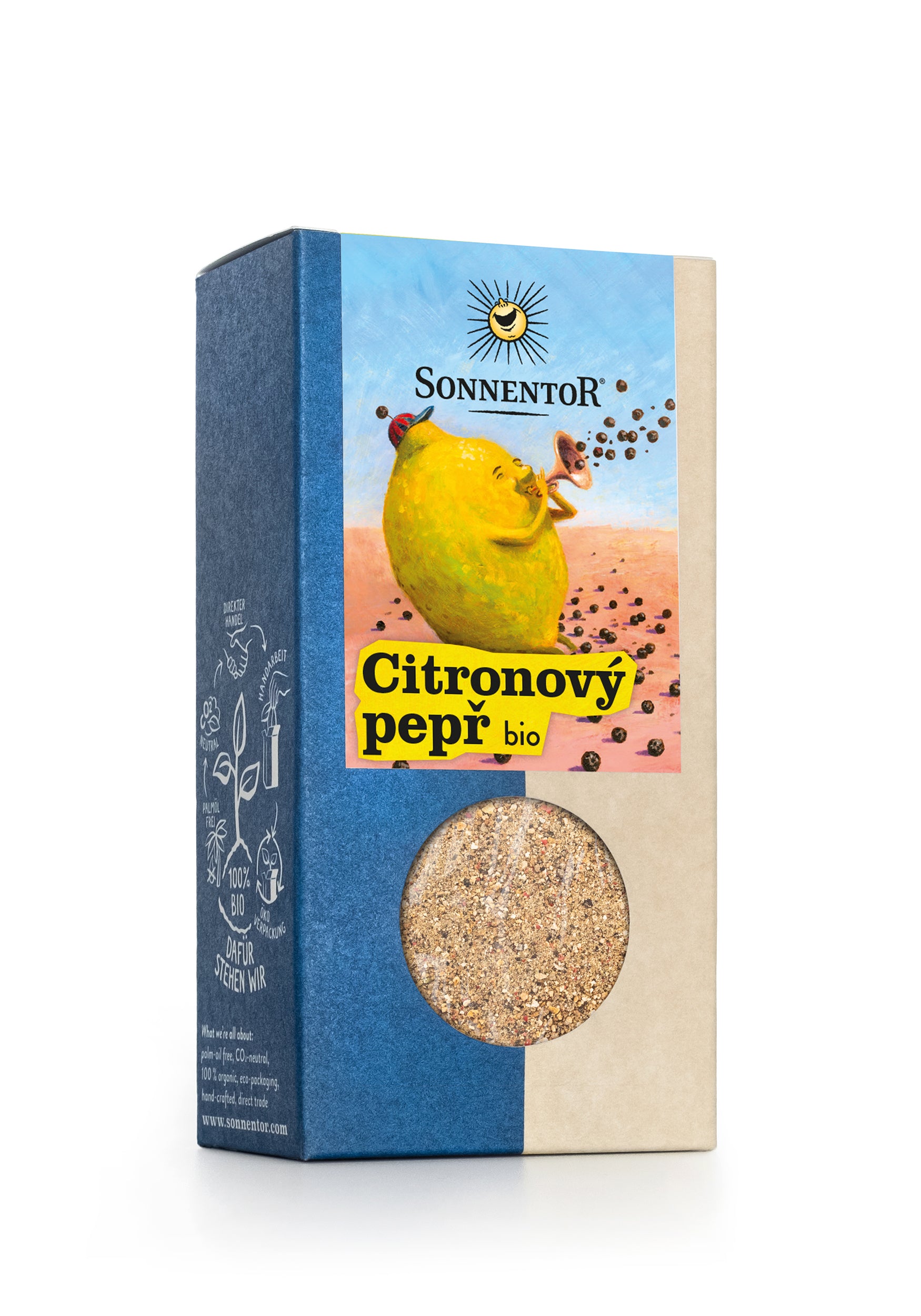 Sonnentor Kořenící směs Citronový pepř BIO - mletý (70 g) - svěží pikantní chuť Sonnentor