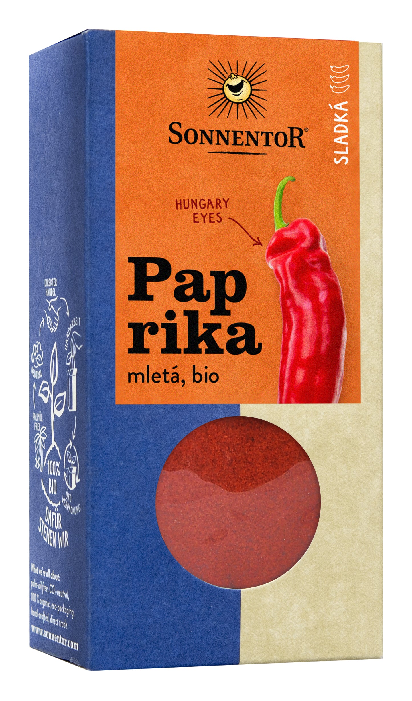 Sonnentor Paprika sladká BIO - mletá (50 g) - od lokálních farmářů Sonnentor