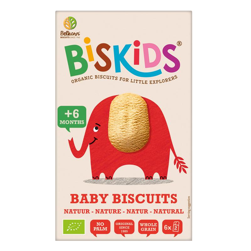 Belkorn BISkids BIO dětské celozrnné sušenky