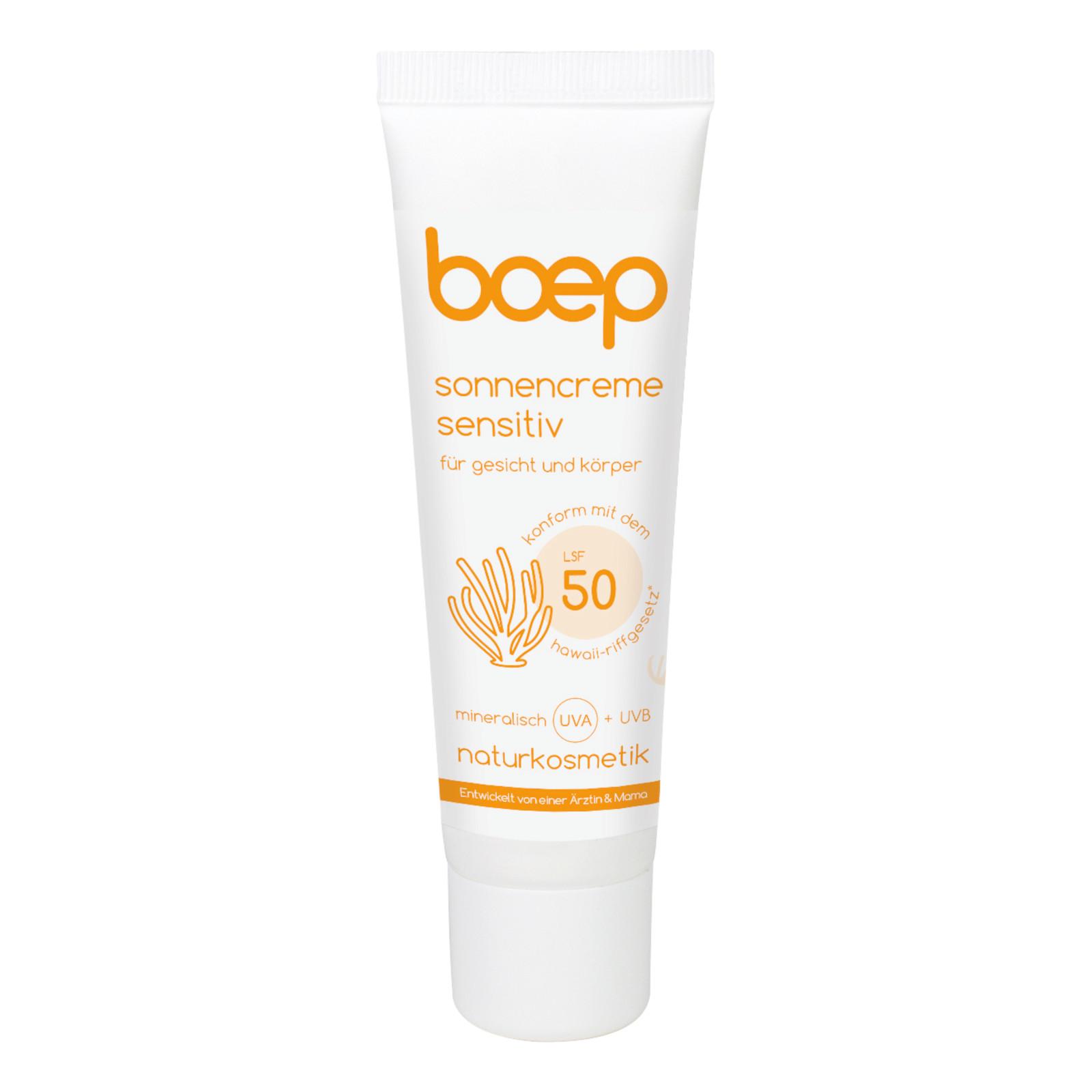 Boep Opalovací krém SPF 50 Sensitive 50ml