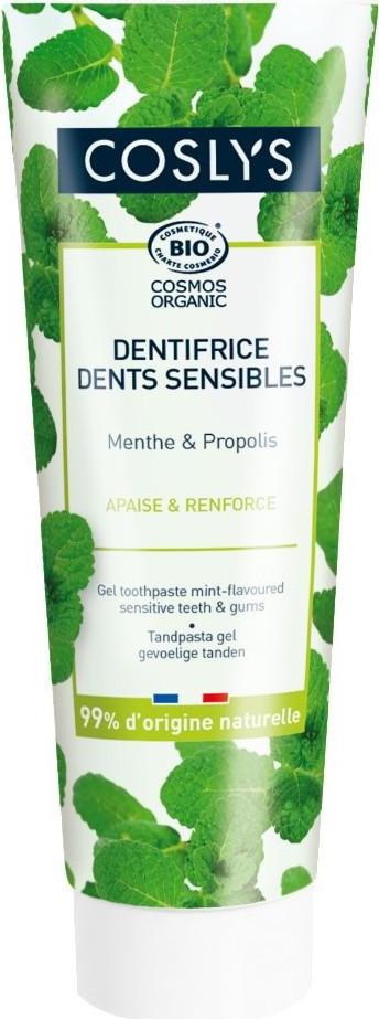 Coslys Zubní pasta pro citlivé zuby a dásně máta 75 ml