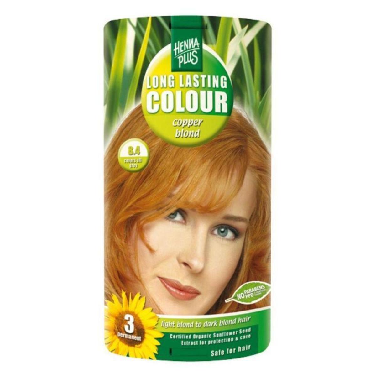 Henna Plus Dlouhotrvající barva Měděná blond 8.4 100 ml