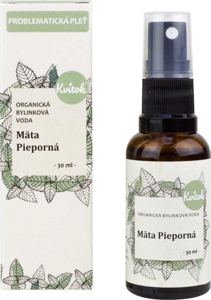 Kvitok Květová voda máta peprná 30 ml