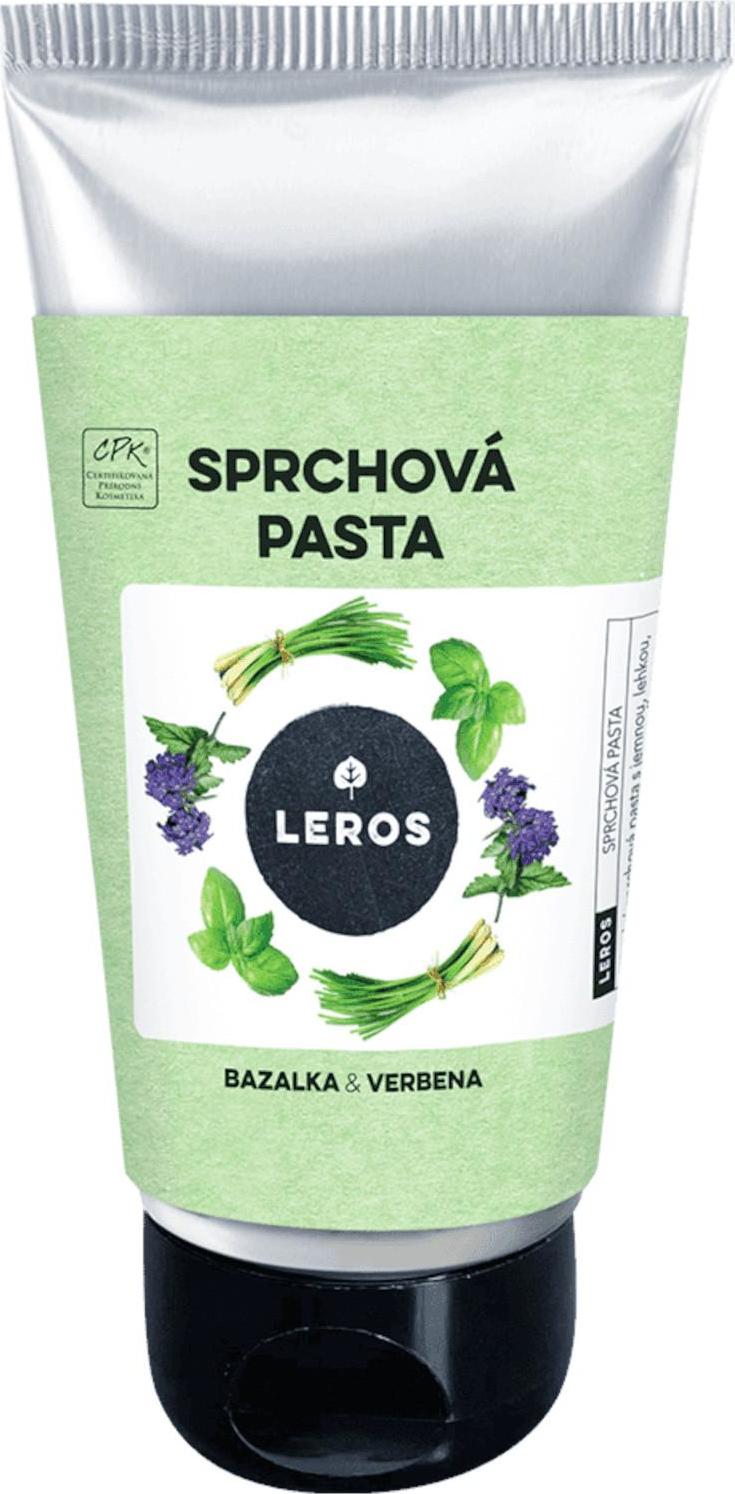 Leros Sprchová pasta bazalka & verbena 130ml