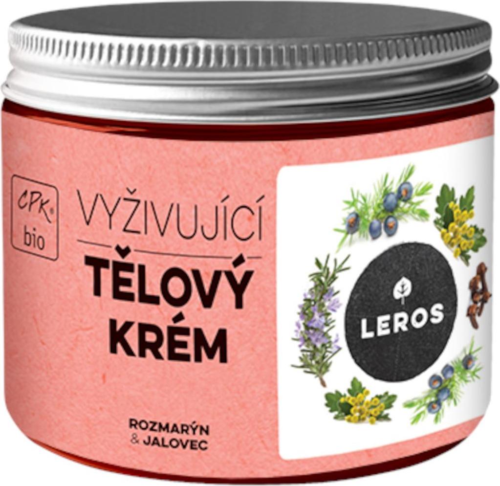 Leros Vyživující tělový krém rozmarýn & jalovec 200ml