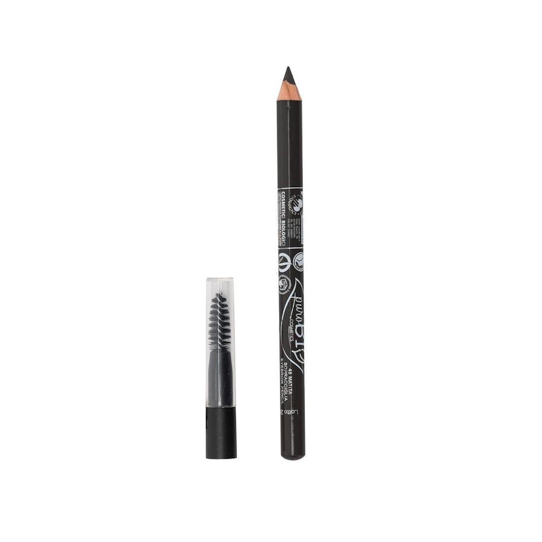 puroBIO cosmetics Tužka na oči a obočí 48 very dark 1