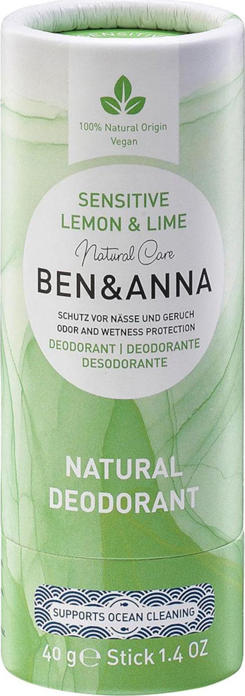 Ben & Anna Tuhý deodorant sensitive LEMON&LIME 40 g