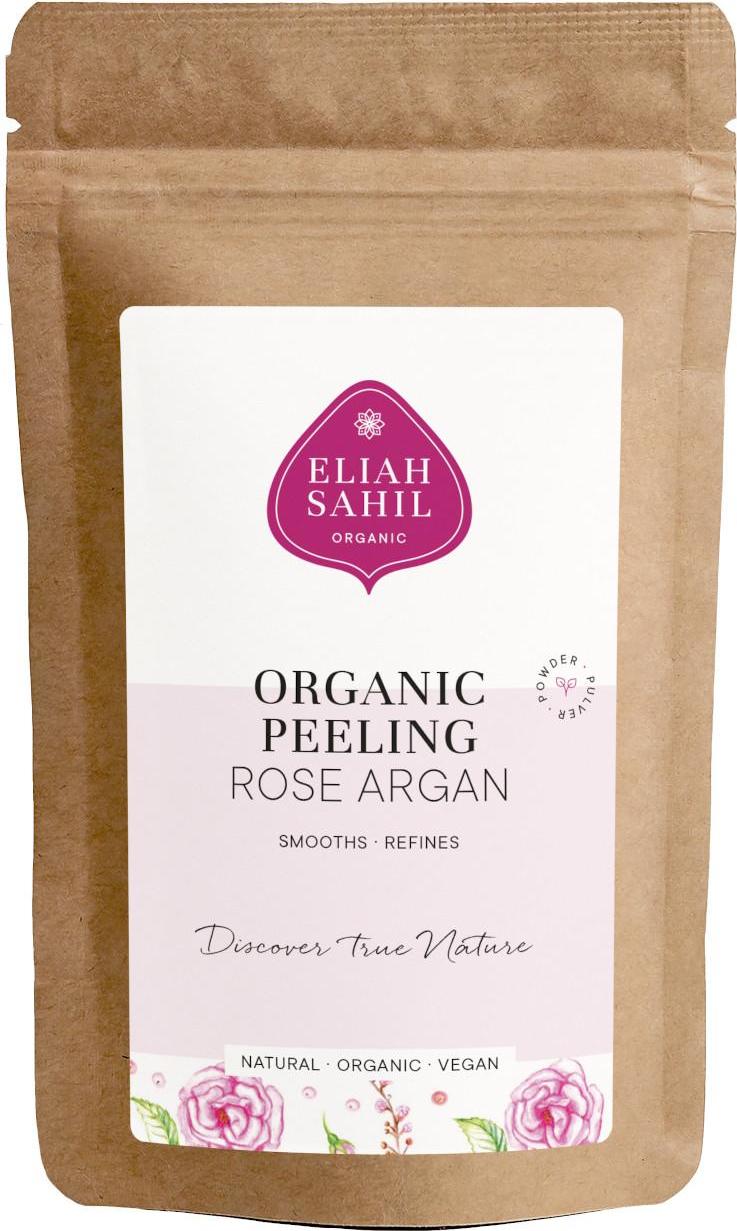 Eliah Sahil Organic Tělový peeling růže a argan vzorek 15 g