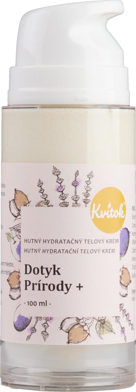 Kvitok Hydratační tělový krém - Dotyk přírody HUTNÝ 100ml