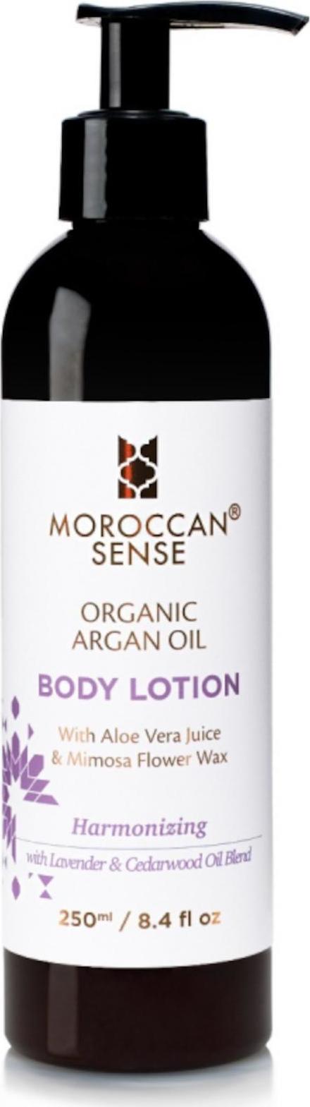 Moroccan Sense LEVANDULE & CEDR TĚLOVÉ MLÉKO S ARGANOVÝM OLEJEM 250 ml