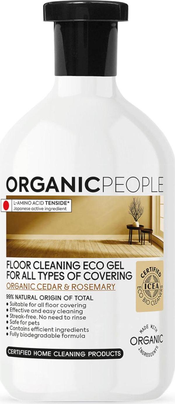 Organic People Eko čistič podlah na všechny typy krytin - Organický cedr a rozmarýn 500 ml