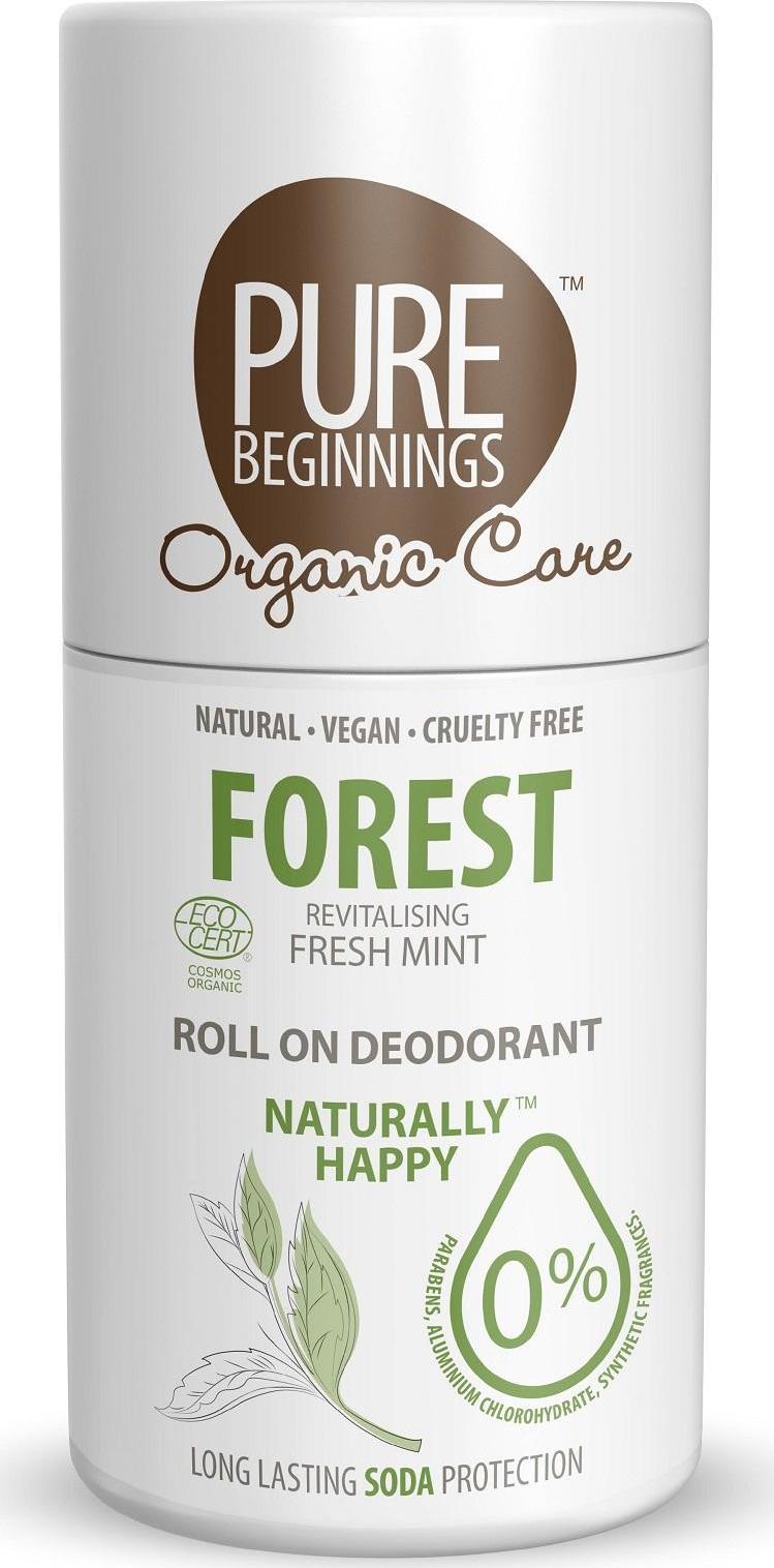 PURE BEGINNINGS Roll On Deodorant Forest BIO TESTER 75 ml