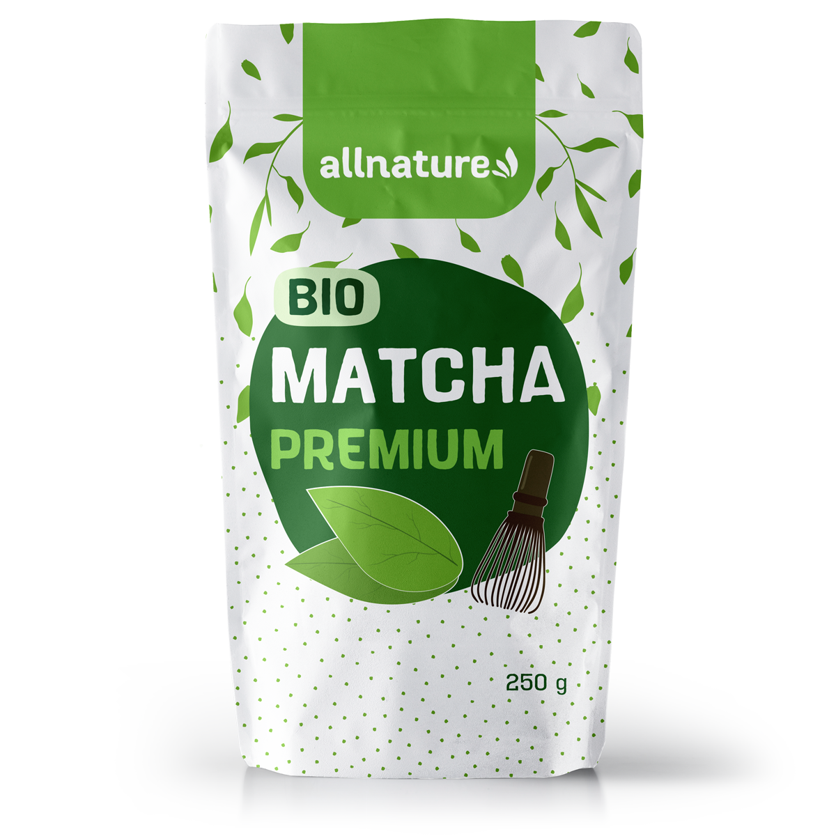 Allnature Matcha Premium BIO - 250 g - z první jarní sklizně čajových lístků Allnature