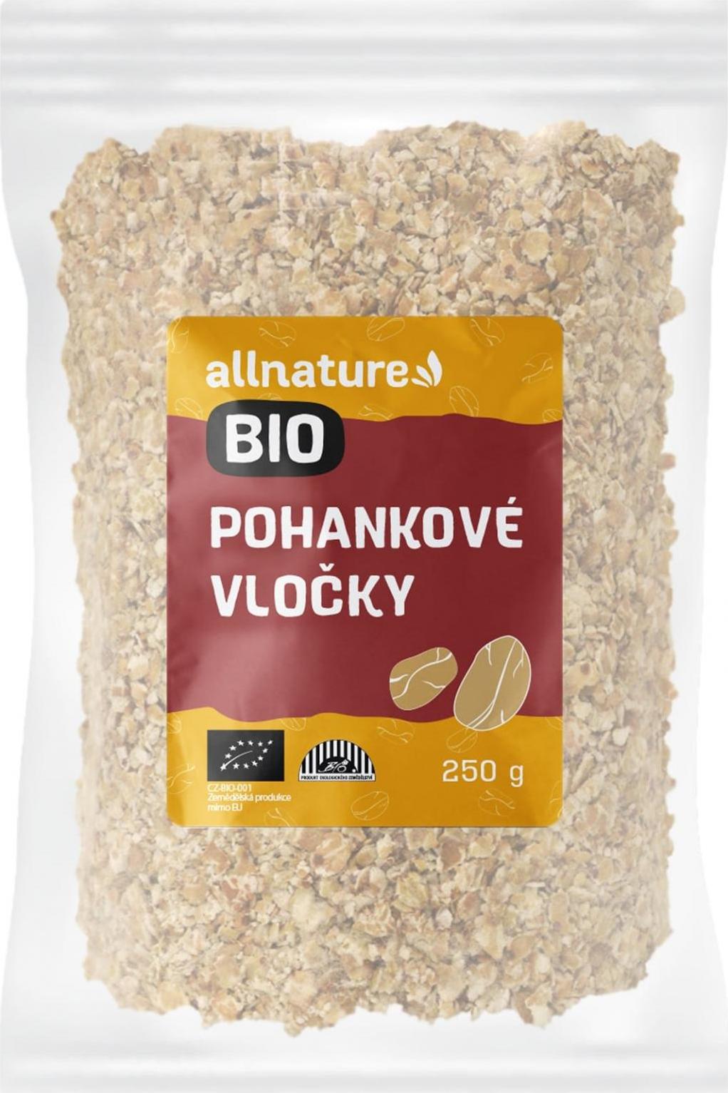 Allnature Pohankové vločky BIO 250 g