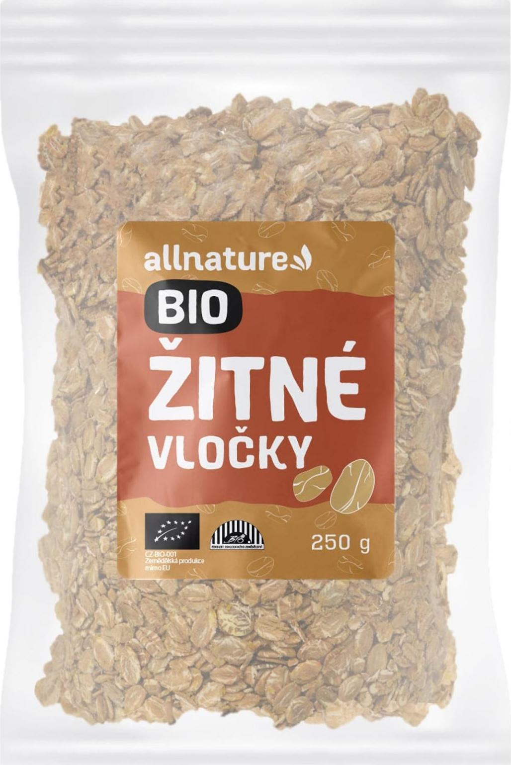 Allnature Žitné vločky BIO 250 g