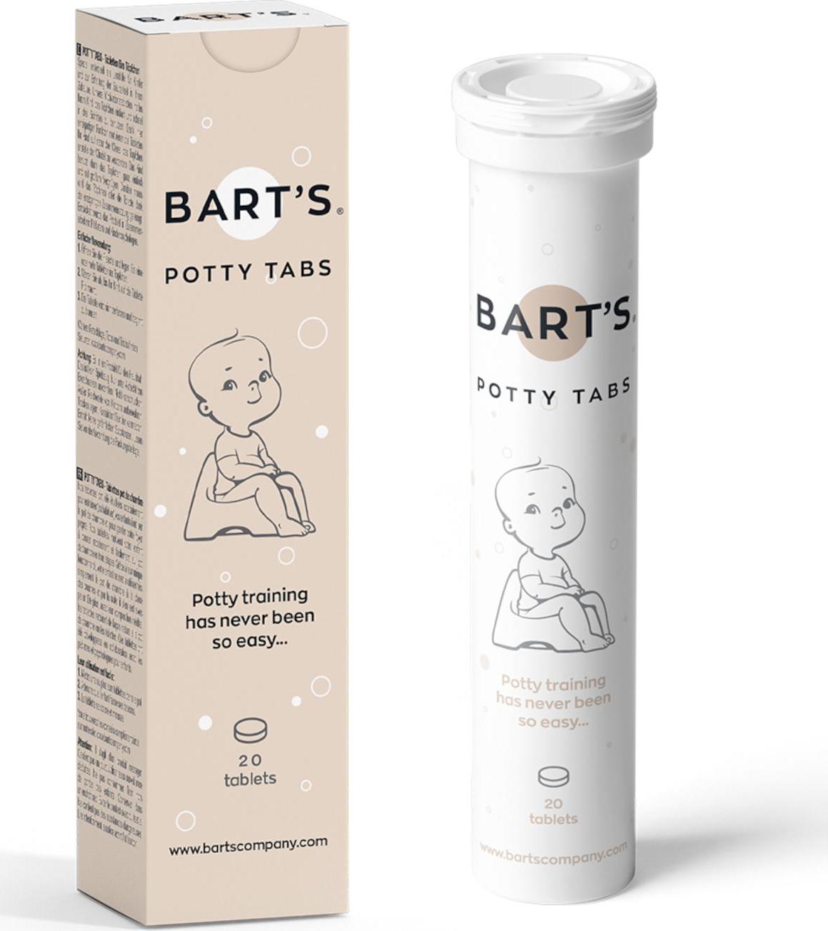 BART´S s.r.o. POTTY TABS učení na nočník rychle a snadno 20 tablet