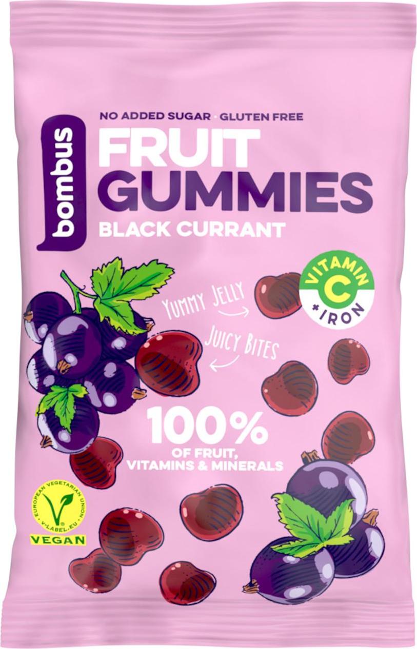 Bombus FRUIT GUMMIES BLACK CURRANT 35 g