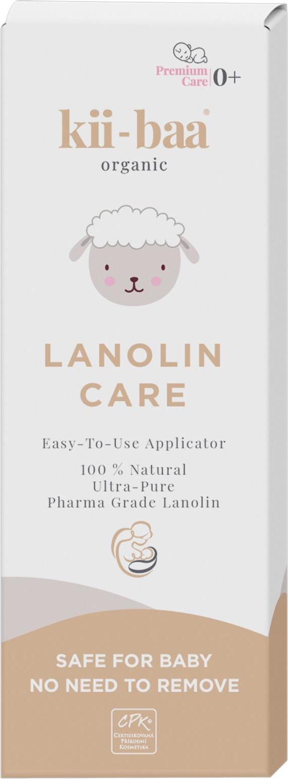 kii-baa® organic Lanolin care Ultračistý 100% 30g 0+ 30g