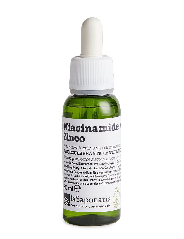 laSaponaria Pleťové sérum - Niacinamid (vitamin B3) + Zinek (30 ml) laSaponaria