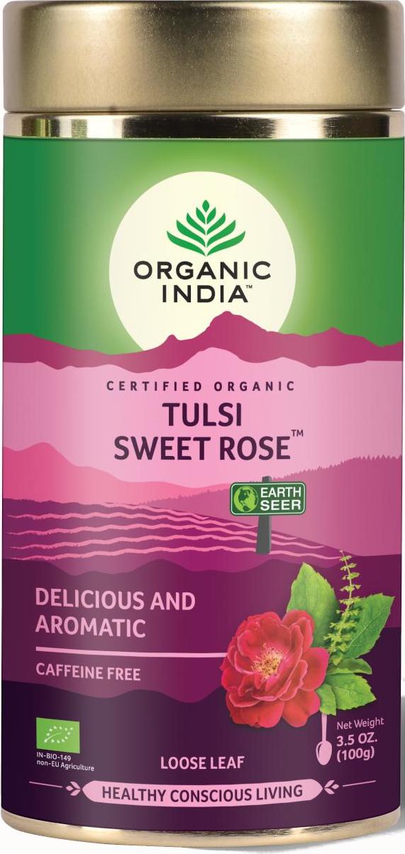 Organic India Čaj Tulsi Sweet Rose