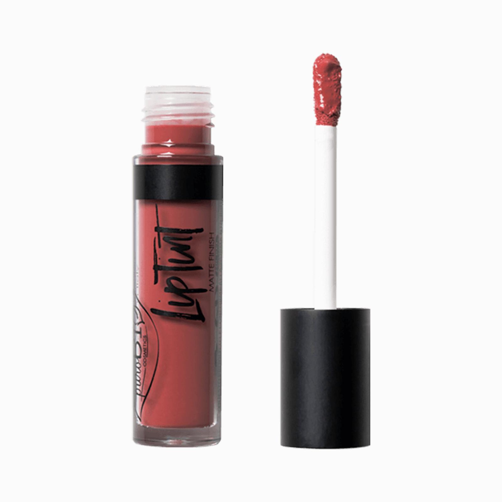 puroBIO cosmetics LipTint Tekutá rtěnka 06 dark pink 4 ml