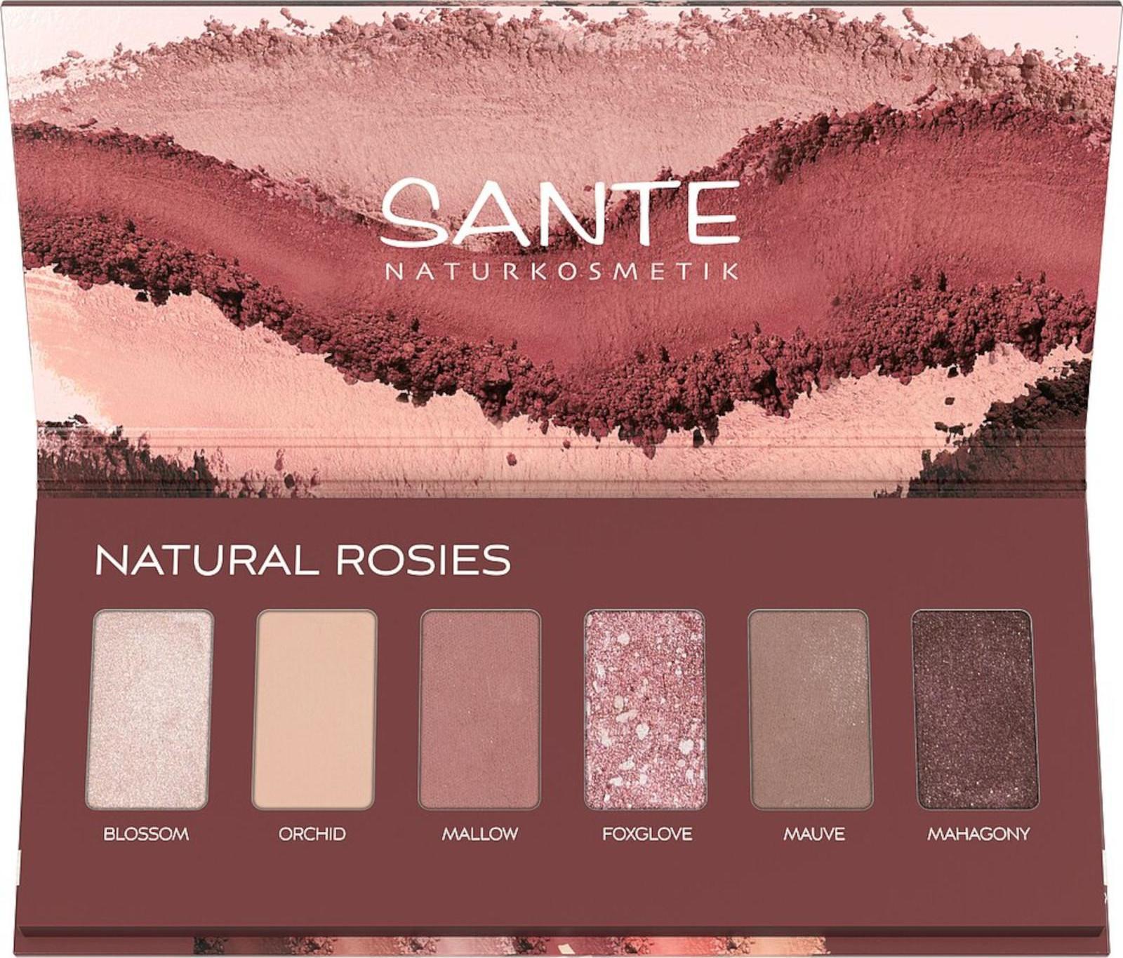 SANTE Paletka oční stíny Rosy Shades 6x1g